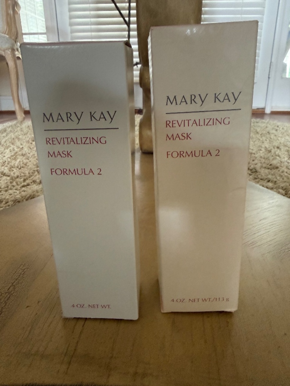Mary Kay Revitalizing Mask Formula 2 Combination & Oily Skin 4 Oz Lot Of 2 NOS